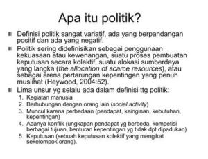 apa itu politik