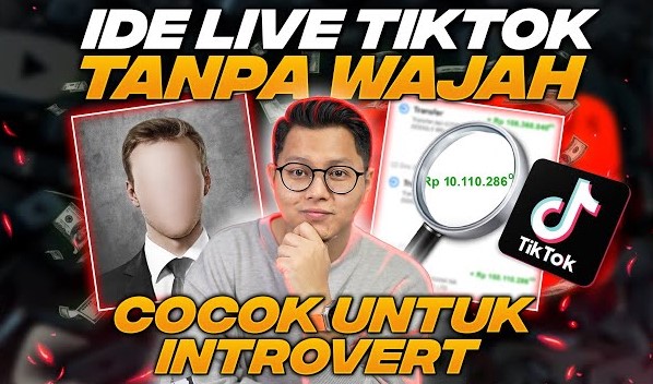 Konten TikTok Tanpa Wajah